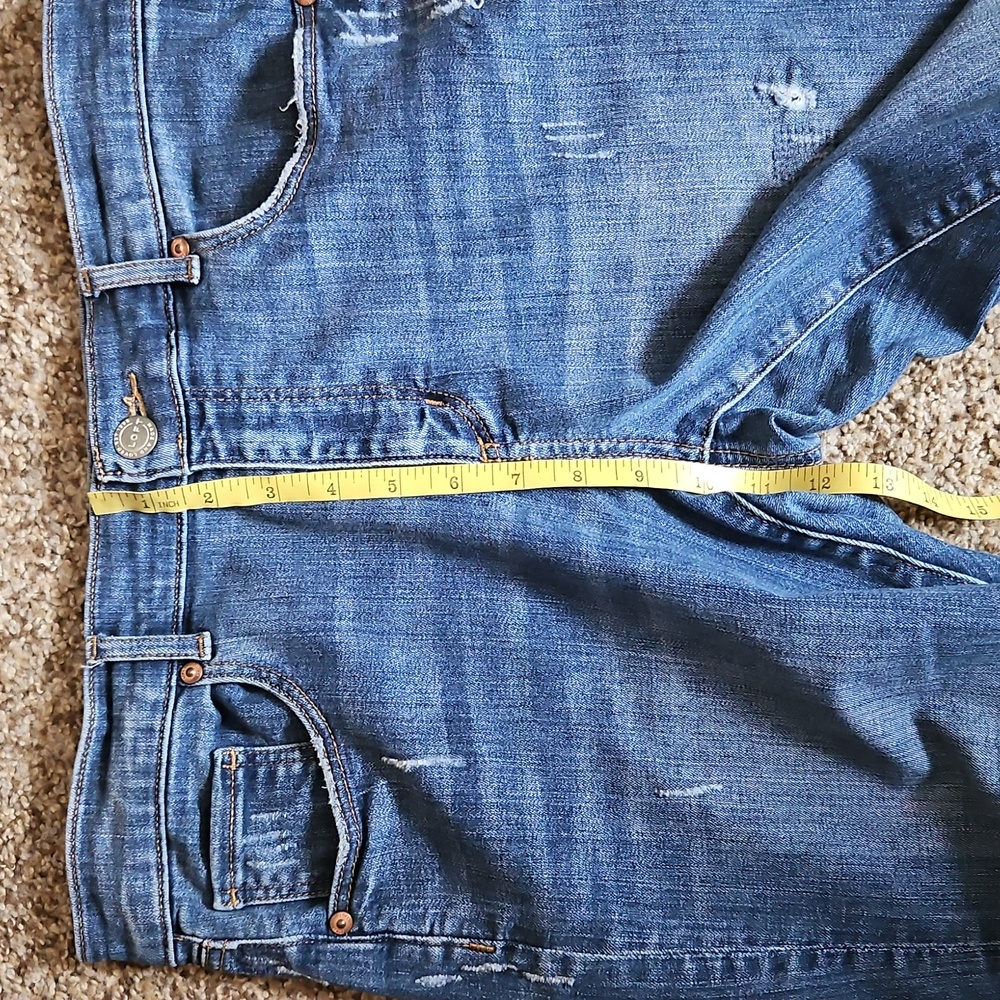 Loft Distressed Blue Jeans - Picture 5 of 9